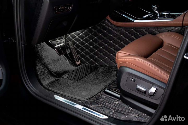 3D Коврики Lexus LS из Экокожи