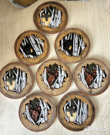 Подставки для пивных бакалов охотник