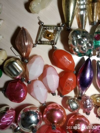 Ёлочные новогодние игрушки СССР