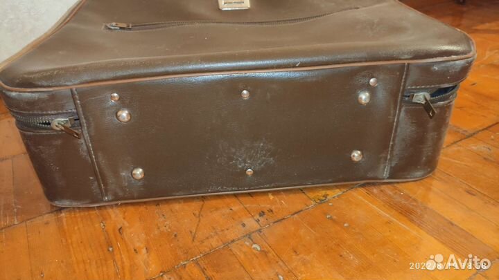 Чемодан СССР кожаный раритет
