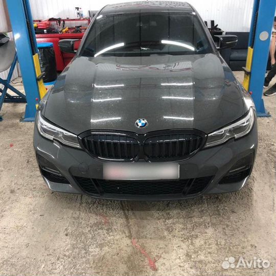 Крышки на зеркала в стиле BMW М3 G20 черные Bmw