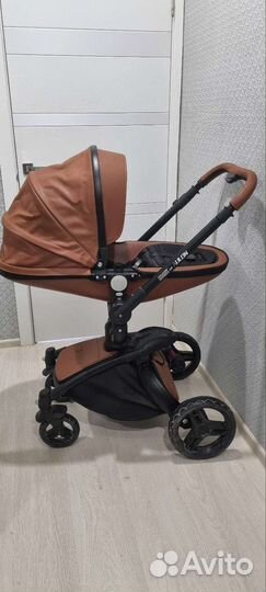 Детские коляски 3 в 1 из эко кожи