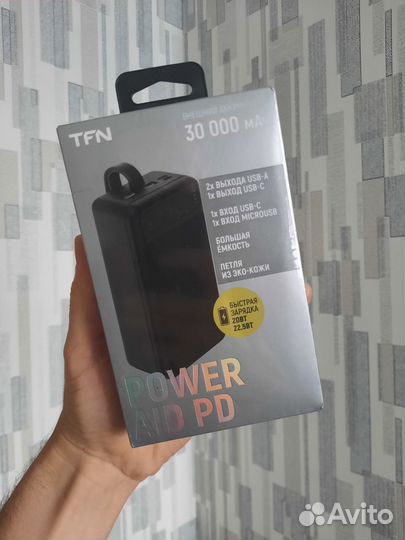 Внешний аккумулятор TFN 30000 мАч