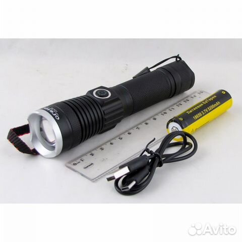 Фонарь мощный светодиод ручной, 60449