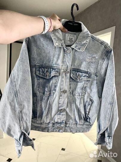 Джинсовая куртка pull&bear