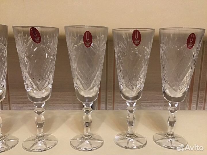 Рюмки хрустальные для вина СССР, Стаканы
