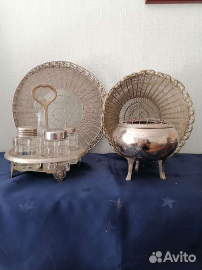 Антикварная посуда металл СССР