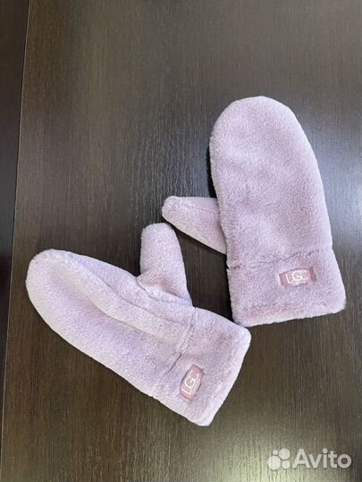 Комплект шарф и варежки