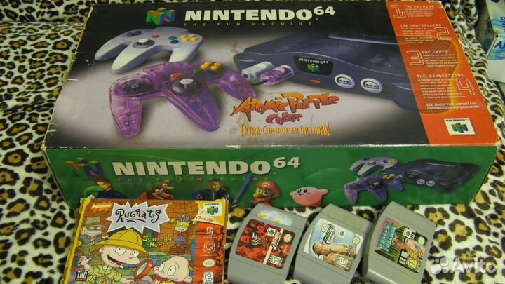 Игровая приставка nintendo 64