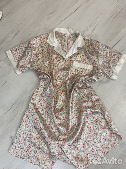 Халатик мини шелк