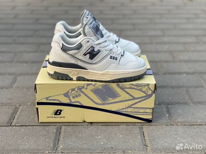 New balance 550 серые