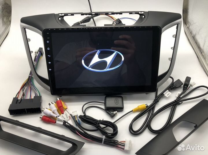 Hyundai Creta Tucson магнитола на андроиде 10 дюйм