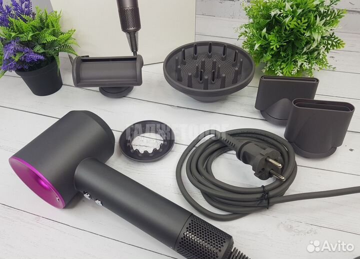 Фен Super Hair Dryer (Dyson Super Sonic) 5 насадок