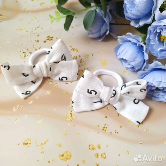 Банты для волос в школу