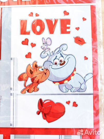 Магнит love (набор декоративных магнитов)