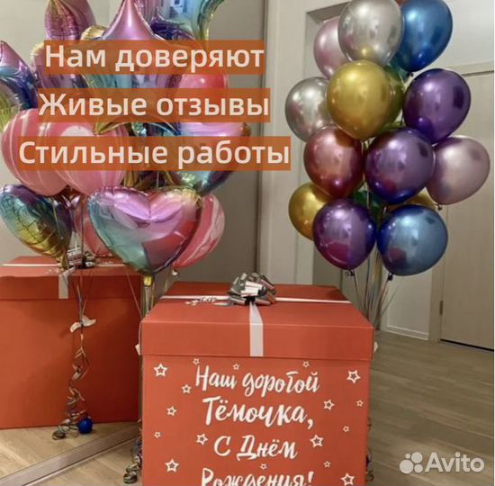 Воздушные шары на праздник с обработкой