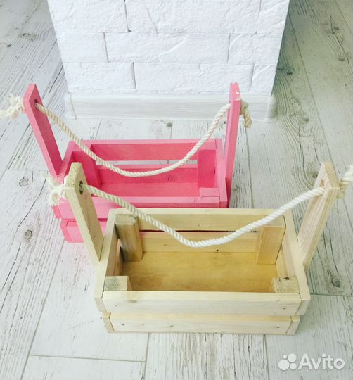 Деревянные ящички