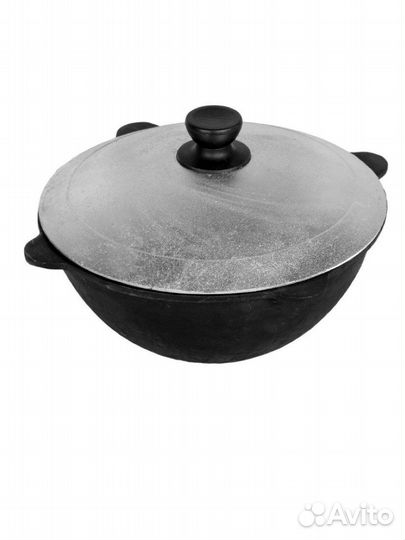 Новый чугунный казан 16л