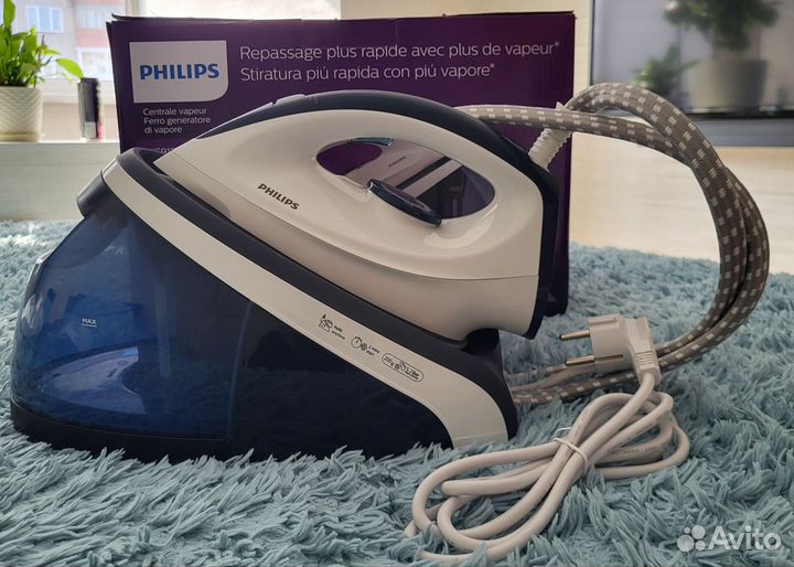 Паровой утюг philips HI5918