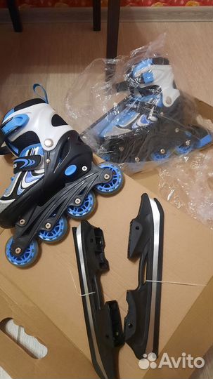 Роликовые коньки детские раздвижные