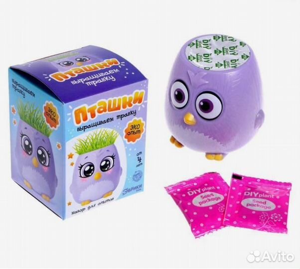 Набор для опытов «Пташки, выращиваем травку» (арт: