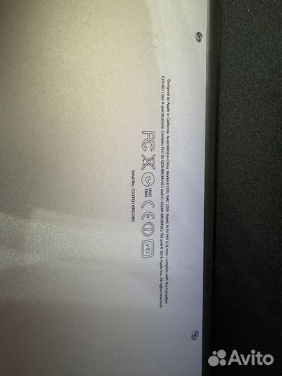 Apple macbook air 11 2010