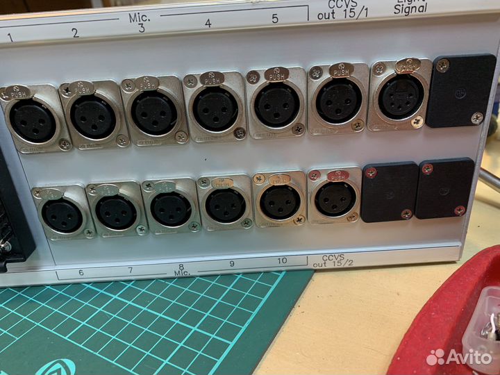 Панель studer (aux и другие выходы)