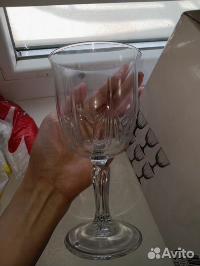 Бокал на ножке 6шт в упаковке новые