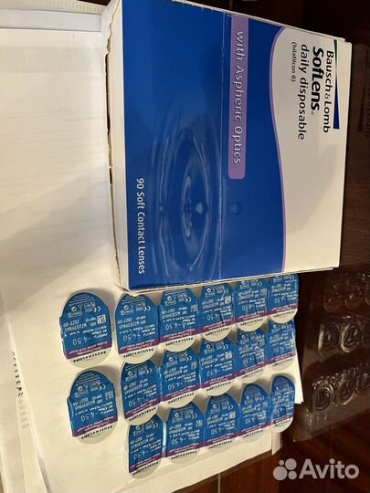 Контактные линзы -4,5 bausch & lomb