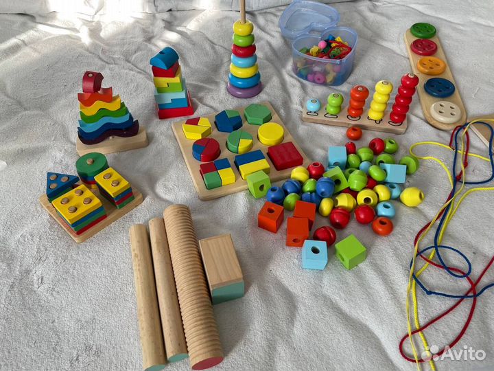 Развивающие деревянные игры пакетом