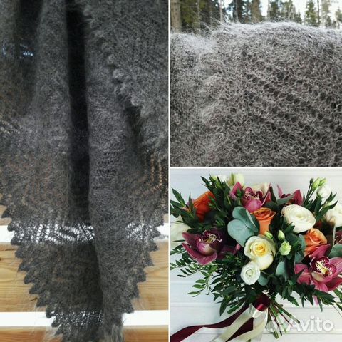 Оренбургская пуховая шаль