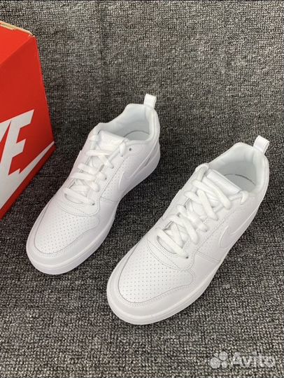 Мужские кеды Nike Court Borough Low Triple White