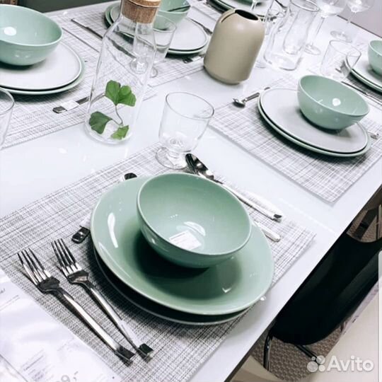Посуда IKEA тарелки фэргрик динера