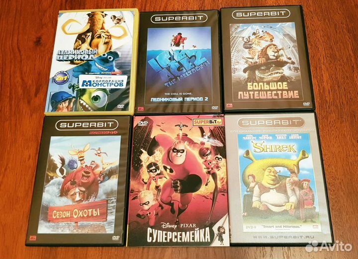 DVD Мультфильмы, семейные фильмы, для детей