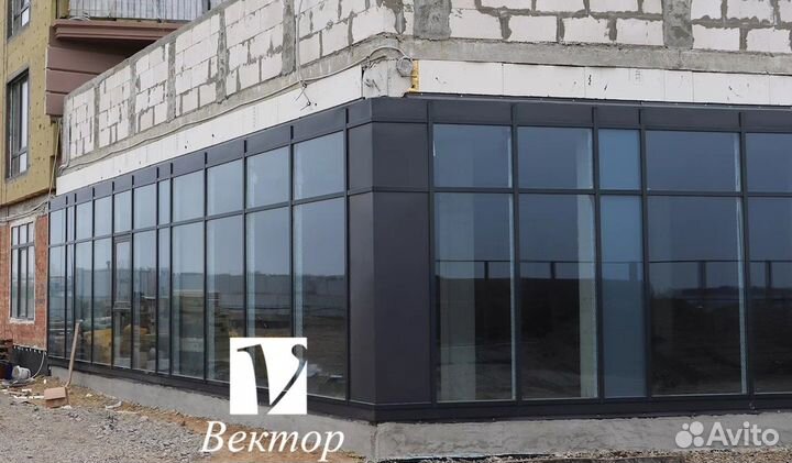 Остекление зимних садов. Алюминиевые конструкции