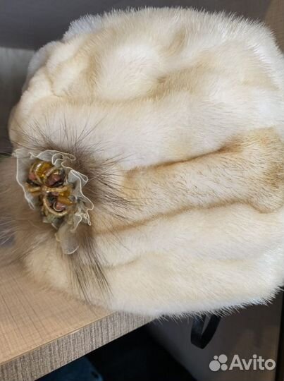 Шапка норковая женская