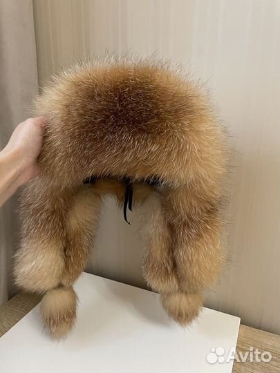 Шапка натуральный мех женская