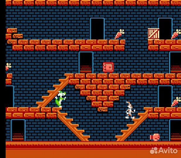 Bugs Bunny: Crazy Castle 8-bit, английская версия