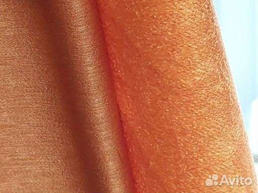 Шторы новые софт оранжевые