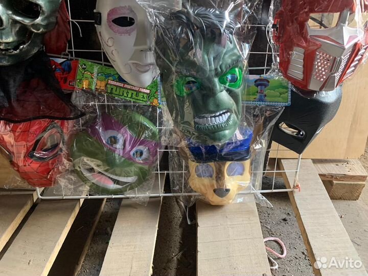 Маски крик гайфокс халк судная ночь пират доставка