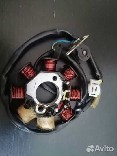Генератор, статор и ротор на скутер
