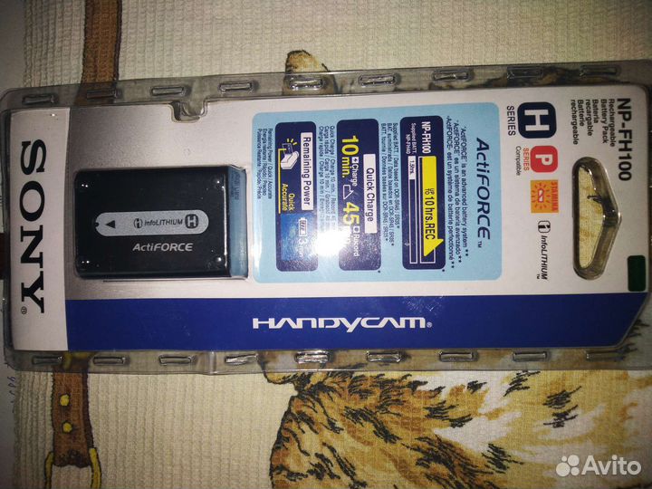 Аккумулятор Sony np fh100 новый