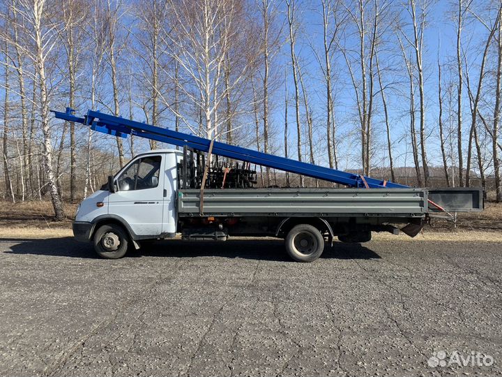 Грузоперевозки Открытая бортовая газель 6 метров