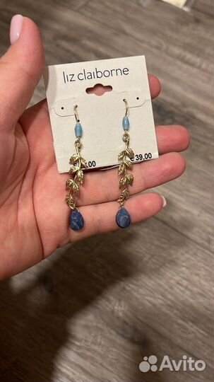 Винтажные серьги monet