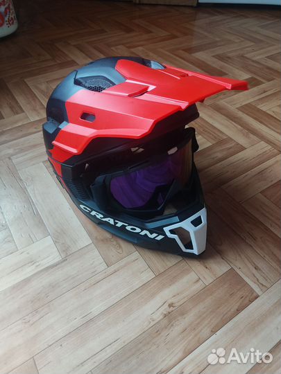 Шлем велосипедный фулфейс