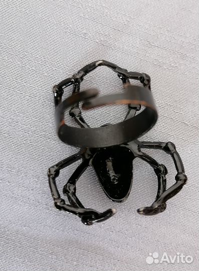 Кольцо паук незамкнутое хэллоуин готика