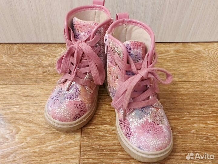 Ботинки демисезонные для девочки 25 размер