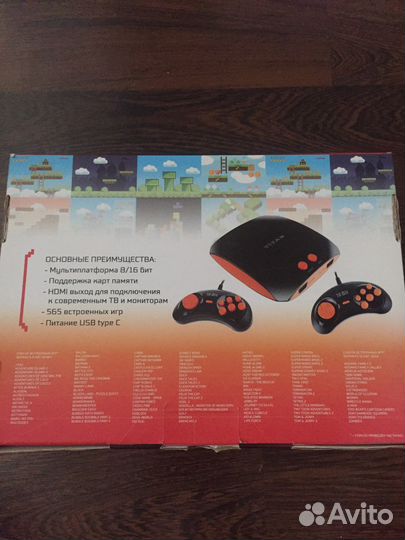 Приставка Сега и Денди с играми 90х