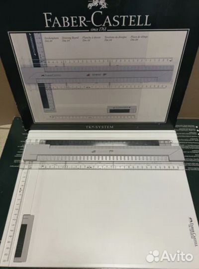 Линейка от рейшины Faber-Castell для доски А4