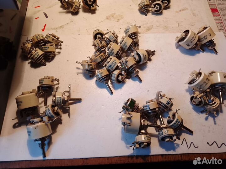 Галетные переключатели,пров.переменные резисторы